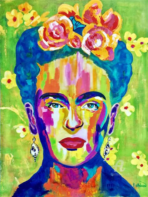 Frida Kahlo Flowers Kathleen Artist