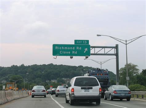 Interstate 278 Staten Island Expressway Goethals Bridge West