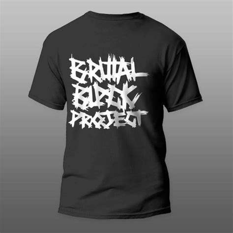 Brutal Black Project T Shirt Valeriocancellier