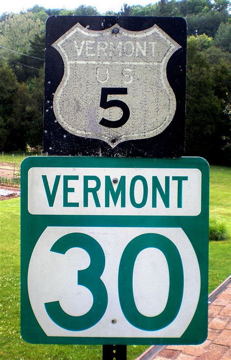Vermont U S Highway 5 And State Highway 30 Aaroads Shield Gallery
