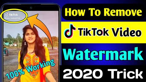 Tik Tok Video Ka Watermark Kaise Hataye How To Remove Watermark