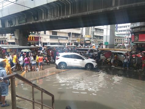 Look Heavy Rain Floods Areas In Metro Manila On Friday August 2