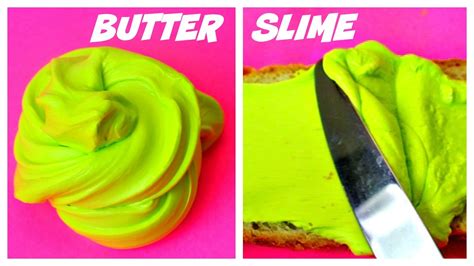 How To Make Butter Slime Diy Best Butter Slime Recipe No Borax No