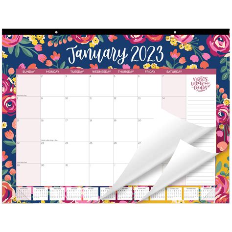Buy Bloom Daily Planners 2023 Year Deskwall Monthly Pad January 2023