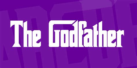 The Godfather Font Free Download And Similar Fonts Fontget