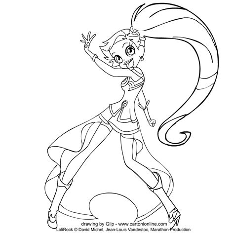 Drawing of lolirock coloring page turn on the printer and click on the drawing of lolirock you then you can print it and color it as you like. Lolirock Coloring Pages - Coloring Home