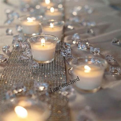 We have something for every bride that will coordinate perfectly with her beautiful gown! 10000x Clear Acrylic Diamond Confetti Table Scatters ...