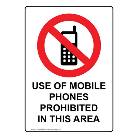 Prohibited ( comparative more prohibited, superlative most according to the act, prohibited grounds of discrimination are race, national or ethnic origin, colour. Use Of Mobile Phones Prohibited In Sign With Symbol NHE-35241