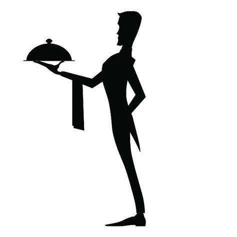 Royalty Free Waiter Clip Art Vector Images And Illustrations Istock