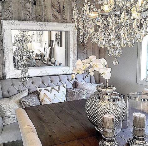 Grey Rustic Glam Glam Living Room Home Decor Decor