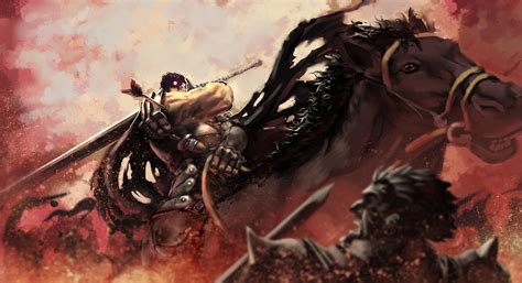 Wallpaper Guts Berserk Demon Mythology Black Swordsman