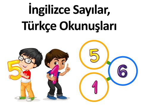 İngilizce Sayılar Türkçe Okunuşları Telafuzları British English