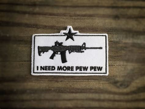 More Pew Pew Patch Etsy