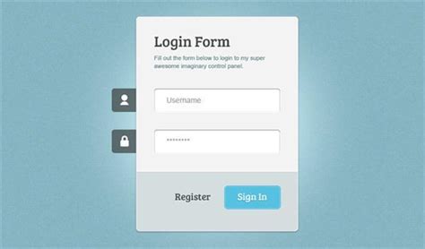 Clean Login Form V1 Login Form Psd Templates Photoshop Cleaning