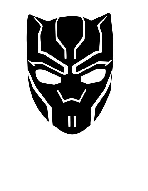 Black Panther Logo Iron On Heat Transfer Vinyl Etsy
