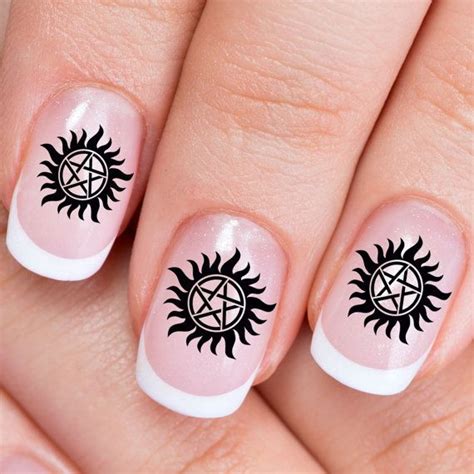 Supernatural Nail Decals Double Pack 26 X 2 52 Decals 2 Etsy Supernatural Nails Ladybug