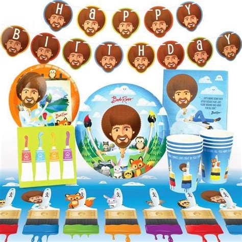 Gift him more message balloons!! Impress old and young party guests alike with Bob Ross ...