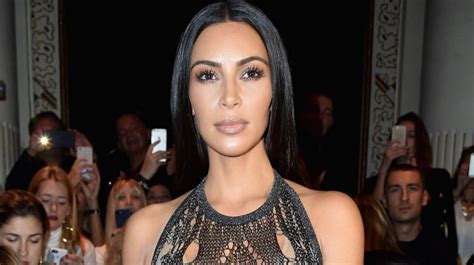 Kim Kardashian Rocks Another Eye Popping Ensemble Goes Braless In A