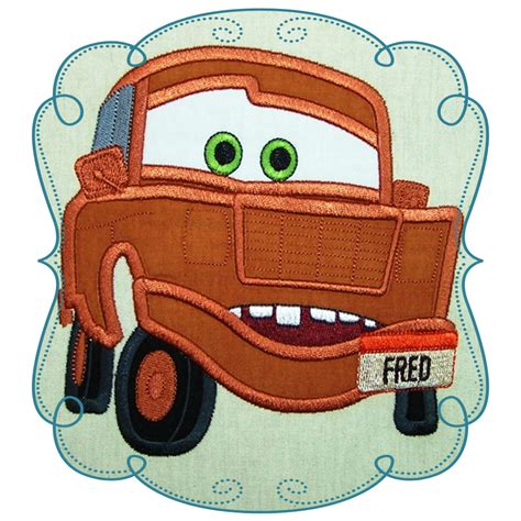 Disney Pixar Cars Disney Pixar Cars Embroidery Designs Mario