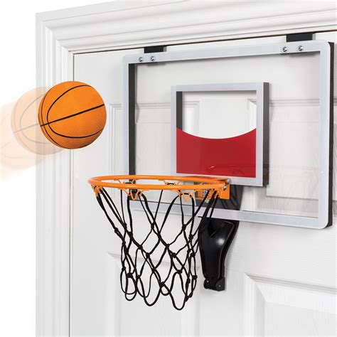 Basketball over the door rim mini hoop ball