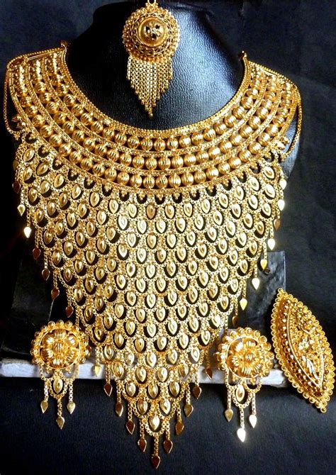 22k Gold Plated Indian Wedding 8 Long Rani Haar Pakistani Necklace Earrings 1 Ebay In 2022