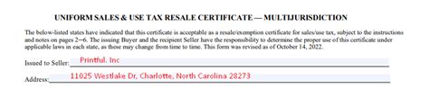 How Do I Submit A Resale Certificate Or Tax Exemption Certificate