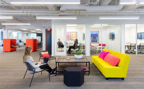 Spaces We Love Pluralsights Colorfully Inspiring Office