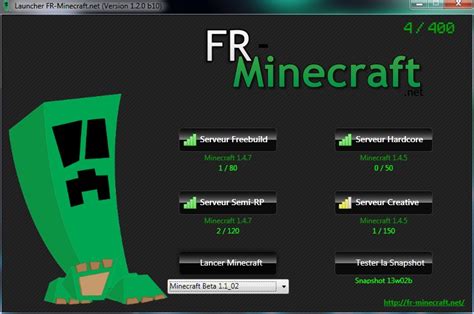 Launcher Fr Minecraft Downgradez Votre Minecraft En 1 Clic