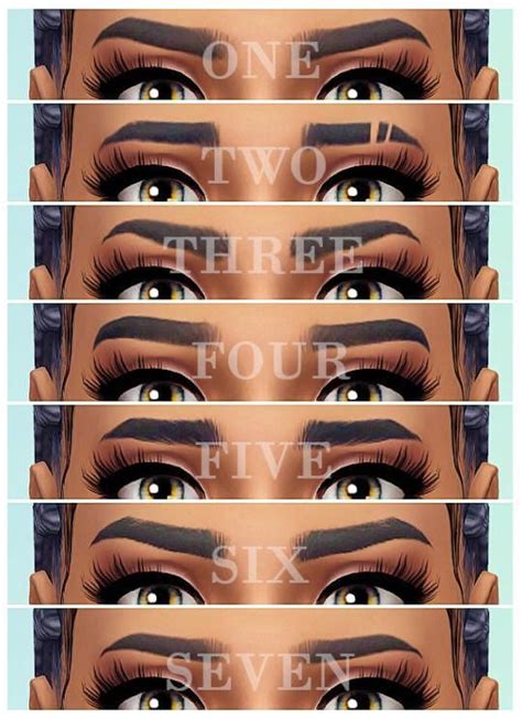 Cc Finds On A Cloud Concealer Sims 4 Cc Eyes Sims 4 Eyebrows The