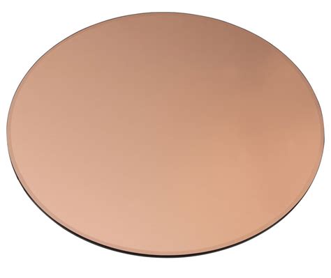 Buy Glass Oval Bronze Glass 10 Mm Thickness Beveled Polished Edge