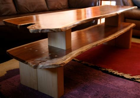 Wood Slab Coffee Table Design Images Photos Pictures