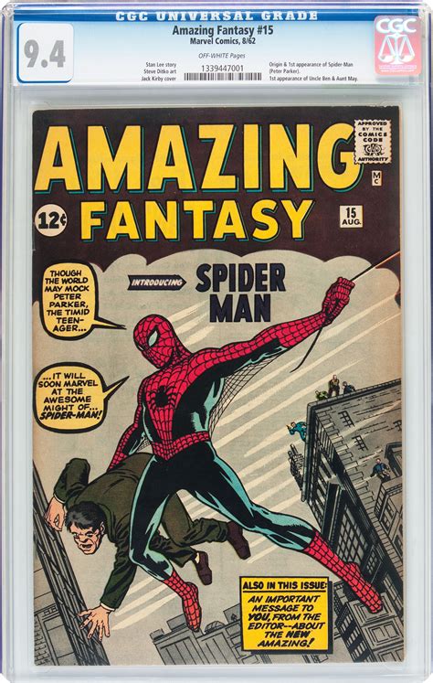Spider Mans First Appearance In Comic Book Sets World Record Price At