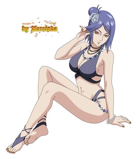 Konan Swimsuit Render Naruto Mobile Naruto Girls Konan