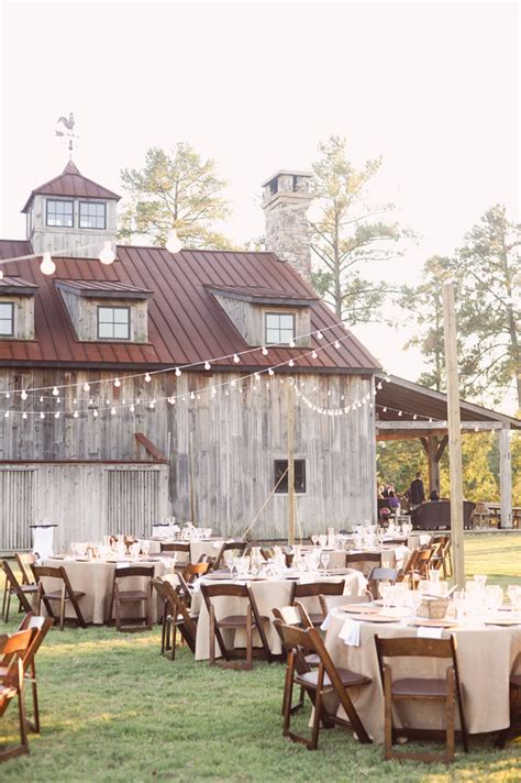 Southern Weddings Outdoor Receptions