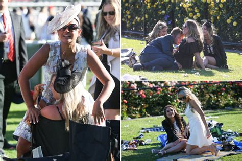 Derby Day Boozy Aussies Go Wild At Melbourne Races In Outrageous Snaps Daily Star