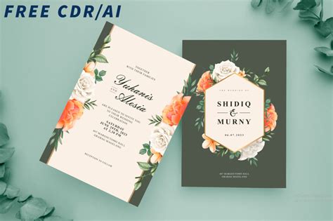 Download Undangan Pernikahan Siap Edit Cdr Jasalogoid