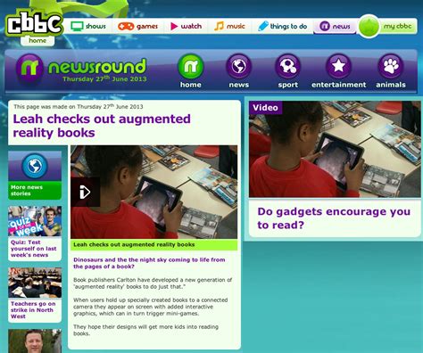 Newsround Website Pictures How The Newsround Website Has Changed Over