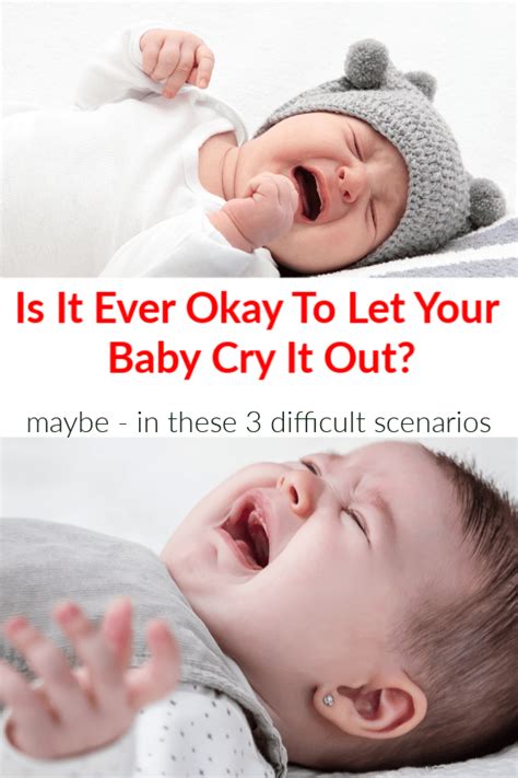 Is It Ever Okay To Let Your Baby Cry It Out Find Out This Gentle Moms