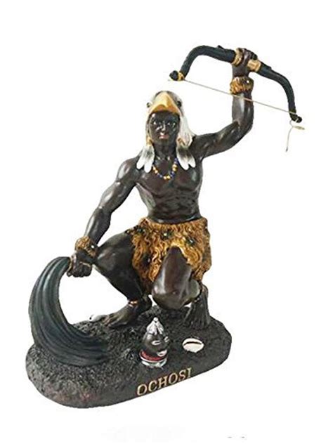12 Statue Orisha Ochosi Yoruba Santeria Guerrero Warrior Etsy