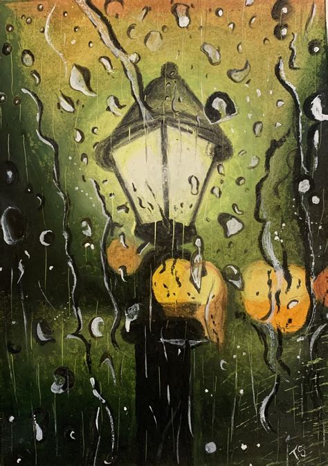 Rainy Day Drawing With Oil Pastels Artofit