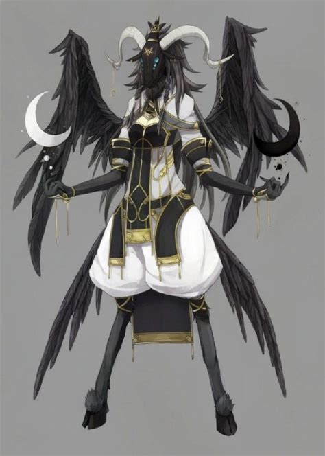 Baphomet Satan 666 Fantasy Characters Anime Characters Mythological Monsters Occult Art Dark