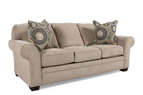Handcrafted Rolled Arm 72 Queen Sleeper Sofa In Sandstone Mathis