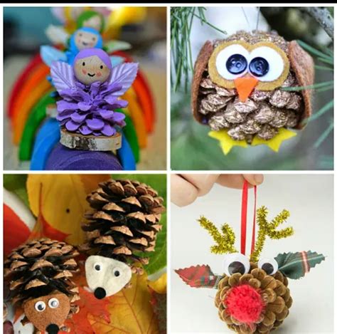Pin By Michelle Frank On Arts And Crafts Pinecone Crafts Kids Xmas