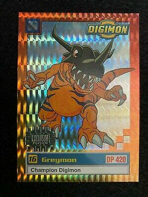 Rainbow rare gardevoir is a shiny, stylish card that makes it amongst top expensive cards. Greymon 19/34 Digimon Card Rare Bandai Upper Deck Holo | eBay