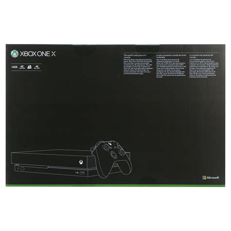 Restored Microsoft Xbox One X 1tb 4k Ultra Hd Gaming Console In Black