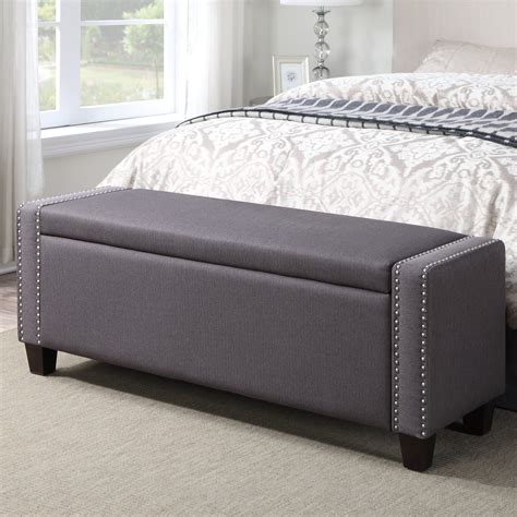 House Of Hampton Gistel Upholstered Storage Bedroom Bench And Reviews