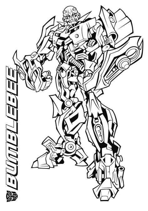 Awesome Bumblebee Coloring Page - Free Printable Coloring Pages for Kids