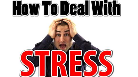 He is probably the easiest boss. How To Deal With Stress. - YouTube