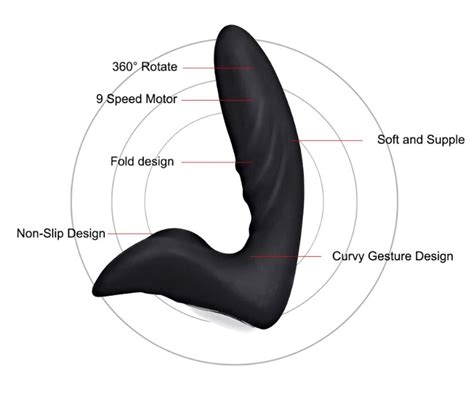 Male Prostate Massager Rotating Vibration With Remote Etsy