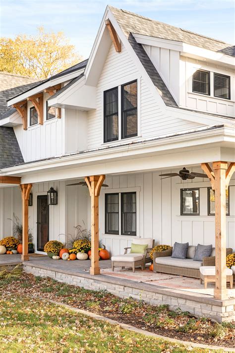 Besides the boards, other material costs include the while wood board and batten siding is great for a variety of homes, it's not for everyone. Rochester Farmhouse Reveal | Bria Hammel Interiors